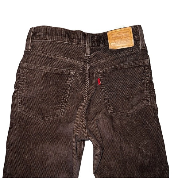 Levi’s Wedgie Straight Brown corduroy Jeans Size 24/28 - Picture 6 of 11